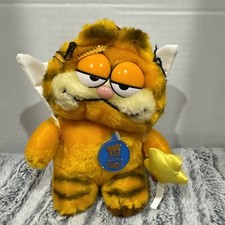 Vintage Garfield Angel Plush with Halo, Wings & Robe — listing 6