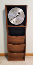 Howard Miller Westminster Chime Wall Clock with Broken-Arch Pediment and Urn Finial Key-wound mechanical — listing 5
