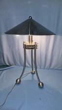 Postmodern Memphis-Style UFO Halogen Desk Lamp with Cone Base — listing 2