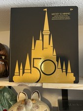 Walt Disney World 50th Anniversary Clear Plastic Water Bottle with Mickey Mouse & Cinderella Castle — listing 2