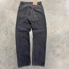 Vintage Levi's 550 Black Denim Jeans, Made in USA, W33 L32 — listing 5