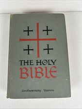 The Holy Bible, Confraternity Version - Vintage Catholic Hardcover Bible — listing 4