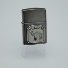 Zippo Camel Brushed Chrome Lighter with Raised Camel Emblem in Original Box — listing 4
