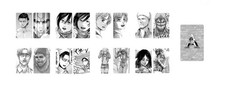 Attack on Titan (Shingeki no Kyojin) Exhibition FINAL Official Trading Card / Postcard Set in Book-Style Case — listing 4