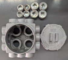 Industrial Cast Aluminum Explosion-Proof Junction Box with Flexible Conduit Whip — listing 5