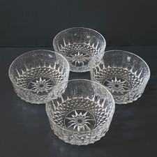 Arcoroc Diamant Pattern Clear Glass Dessert Bowls Set of 5 — listing 4