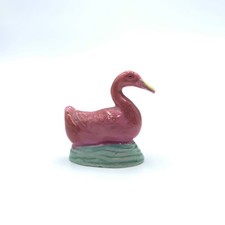 Chinese Famille Rose Yellow-Ground Duck-Form Porcelain Planter / Jardinière — listing 5