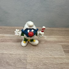 Vintage Jester/Clown Smurf PVC Figurine with Candy Cane Wand — listing 5