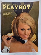 March 1967 Playboy Magazine, Dual-Signed Cover (Hugh Hefner & Centerfold) — listing 6
