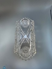 American Brilliant Period Cut Glass Oval Celery/Relish Dish with Hobstar and Fan Pattern — listing 5