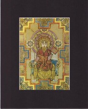 Set of 6 Framed Book of Kells Illuminated Manuscript Reproduction Prints — listing 5
