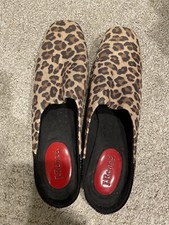 J.Renee Tarlove Leopard Print Ankle-Strap Ballet Flats, Size 7M — listing 2