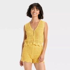 A New Day Women's White Crochet Lace Halter Neck Sleeveless Dress, Size XXL — listing 2