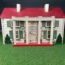 Rich Toys Colonial Style Tin Litho & Wood Dollhouse — listing 4