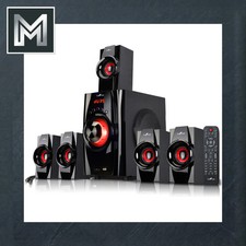 beFree Sound BFS-410 5.1 Channel Surround Sound Bluetooth Speaker System (Red) — listing 4