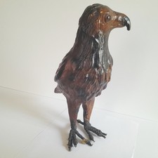 Hand-Carved Folk Art Hummingbird Sculpture on Turned Finial Base, Signed H. Michener 2022 — listing 4