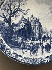 Antique Dutch Scene Hand-Painted Art Pottery Vase with Kissing Dutch Children and Windmill Motif — listing 5