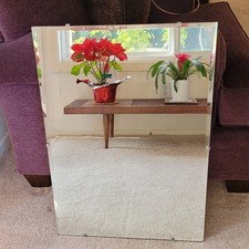Vintage Frameless Beveled Octagonal Wall Mirror Large — listing 4