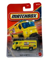 Matchbox Superfast No. 22 Blaze Buster Fire Engine, Red with Yellow Ladder — listing 3