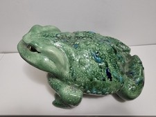 Arnels Large Ceramic Bullfrog Garden Statue Figurine — listing 6