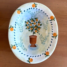 Sakura Topiary Oval Serving Bowl by Gracie Knight — listing 3