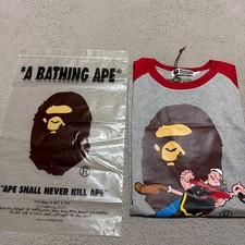 BAPE x Popeye Comic BWS Tee Beige — listing 3