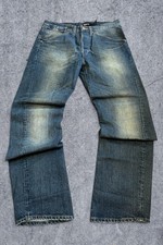 Levi's Engineered Jeans Dark Rinse Denim, Rear View with Cinch Back and Leather Patch — listing 2