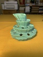 Weller Pottery Lorbeek Pattern Candle Holders, Pair