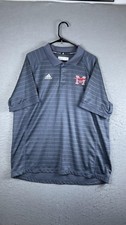 Adidas ClimaCool Mustang Team Athletic Polo Shirt, Royal Blue/White, Men's XL — listing 3