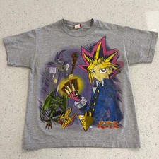 Vintage Yu-Gi-Oh! Yami Yugi Graphic Kid's T-Shirt, Boys Size 6/7, Red & Blue
