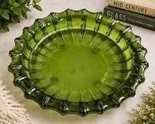 Embossed Green Glass Olive Oil Cruet Dispenser Bottle with Stainless Steel Pour Spout — listing 3
