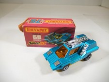 Matchbox Superfast Cosmobile Space Car, Teal with Yellow Base and Amber Windows — listing 3