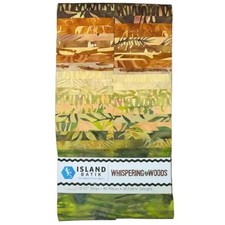 Island Batik Rainbow Celebration Batiks Jelly Roll - 2.5" Strips, 40 Pieces, 20 Fabric Designs — listing 6