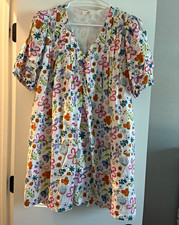 Entro Retro Floral Print Boho Blouse, Size S — listing 4