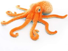 Large Yellow Plush Octopus Stuffed Animal with Realistic Tentacles — listing 3