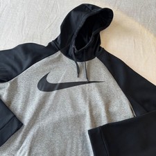 Nike Dri-FIT Therma Pullover Hoodie, Light Blue with Heather Sleeves, Size 4XLT — listing 5