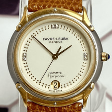 Favre-Leuba Genève Ladies 18k Gold Cocktail Watch with Integrated Mesh Bracelet — listing 5