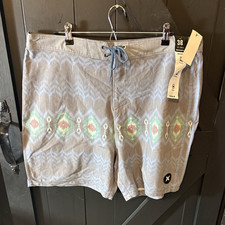 Hurley Men's Snake & Tropical Leaf Print Board Shorts, Size 34 — listing 5