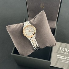 Vintage Bulova Ladies' Cocktail Wristwatch with Oval Dial and Stretch Band 10K/14K Gold Filled — listing 4