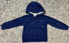 Toddler Boys Navy Lace-Up Casual Sneakers / Hiking-Style Shoes — listing 3