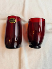 Vintage Royal Ruby Red Glass Tumbler, listing 5