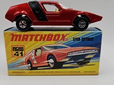 Matchbox Superfast No. 41 Siva Spyder, Blue with Stars & Stripes Livery — listing 5