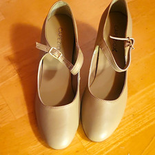 Capezio Mary Jane 3800 Tele Tone Tap Shoes, Caramel/Light Tan, Women's Size 6 M
