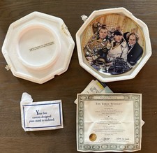 Three Stooges Collector Plates, Set of 3 (Franklin Mint) — listing 6