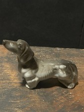 Vintage Porcelain Black Dachshund Puppy Figurine — listing 4