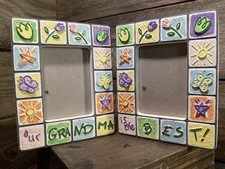 Skribbles Ceramic "You're the Best Grandma!" Picture Frame 4x6 — listing 5