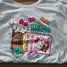 Hello Kitty by Sanrio Gray All-Over Print Puff-Sleeve T-Shirt, listing 4