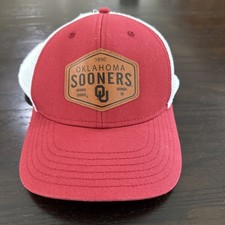 Vintage Oklahoma Sooners Red Mesh Football Jersey with Diagonal SOONERS Stripe — listing 5