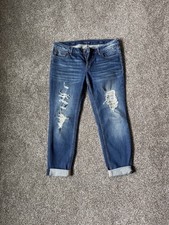 Vigoss Jeans Women's Distressed Light Wash Ripped Skinny Jeans, Size 3/4 — listing 4
