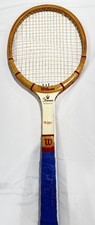 Wilson Jack Kramer Autograph Midsize Wood Tennis Racket with Cover, listing 5